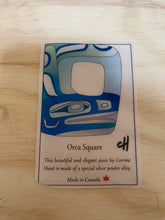 Load image into Gallery viewer, Orca Square Earrings