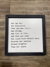 Load image into Gallery viewer, Framed Words