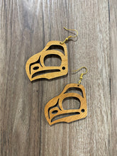 Load image into Gallery viewer, Smoll Raven Wood earrings
