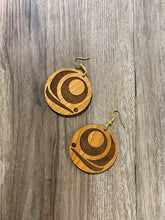 Load image into Gallery viewer, Smoll Raven Wood earrings