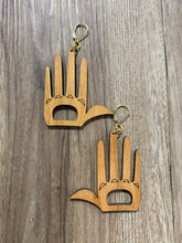 Load image into Gallery viewer, Smoll Raven Wood earrings