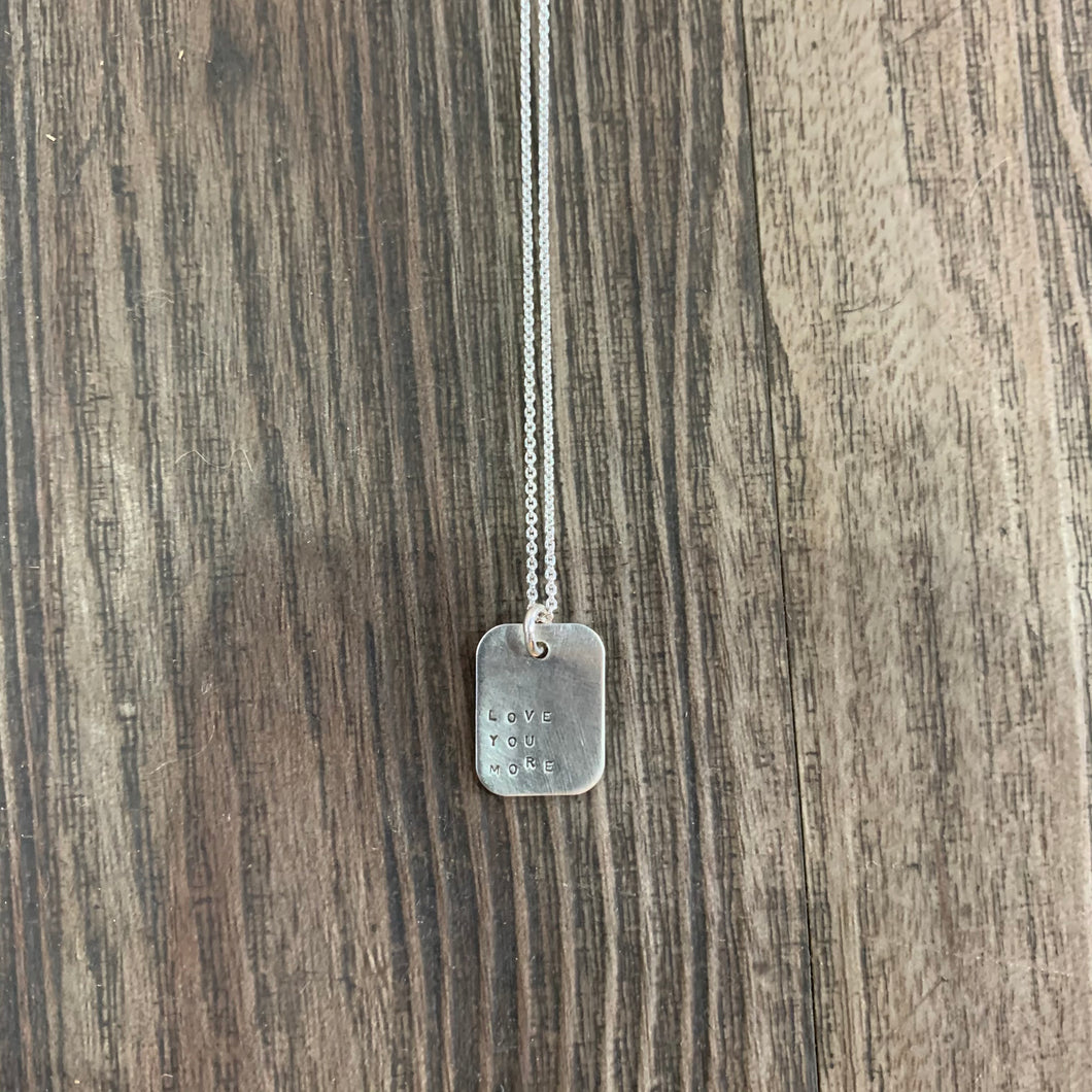 Square Tag Necklaces