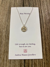 Load image into Gallery viewer, Simple silver pendant necklace
