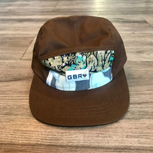 Load image into Gallery viewer, Brown Five Panel Scrap Hat
