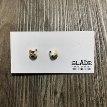 Load image into Gallery viewer, Porcelain Kitty Studs