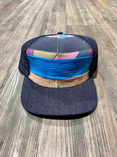 Load image into Gallery viewer, Denim Trucker Scrap Hat

