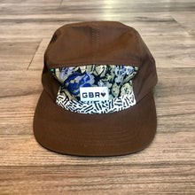 Load image into Gallery viewer, Brown Five Panel Scrap Hat
