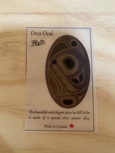 Load image into Gallery viewer, Orca Oval Earrings
