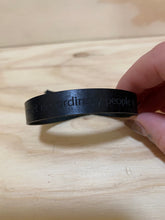 Load image into Gallery viewer, Leather quote bracelet
