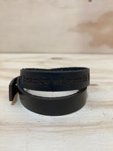 Load image into Gallery viewer, Leather quote bracelet
