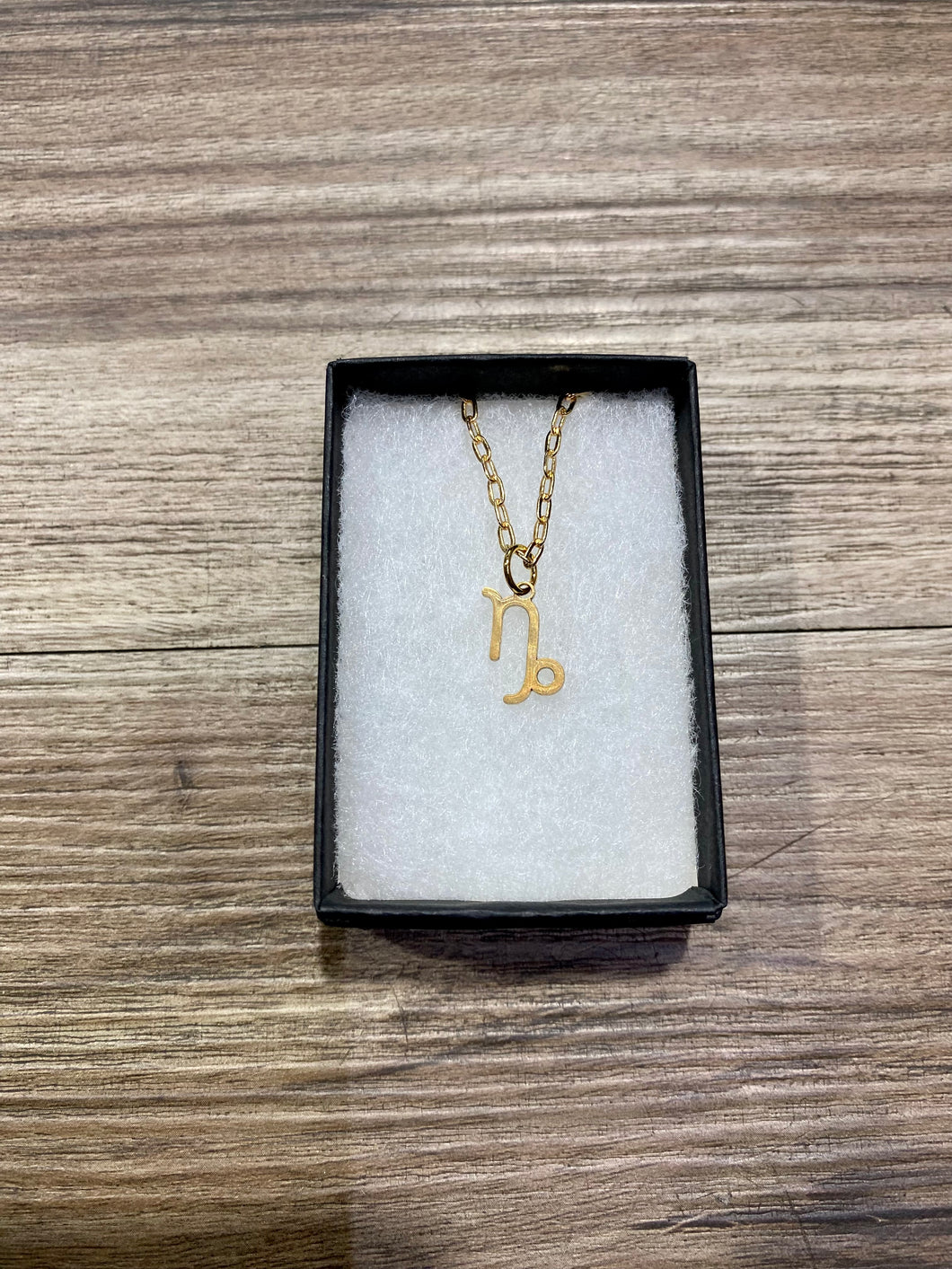 Gold zodiac necklace