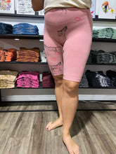Load image into Gallery viewer, Smoking Lily bike shorts
