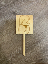 Load image into Gallery viewer, Wood plant marker
