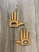 Load image into Gallery viewer, Smoll Raven Wood earrings
