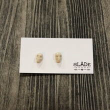 Load image into Gallery viewer, Porcelain Skull Studs
