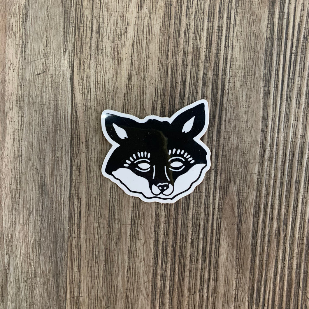 Vinyl Fox Sticker