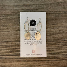 Load image into Gallery viewer, Inspirational Oval Earrings
