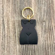 Load image into Gallery viewer, Leather Body Keychain (Black)
