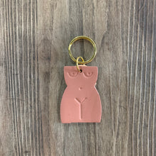 Load image into Gallery viewer, Leather Body Keychain (Rose)
