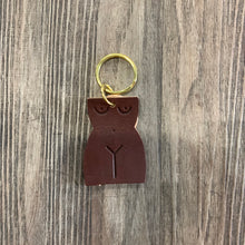 Load image into Gallery viewer, Leather Body Keychain (Dark Brown)
