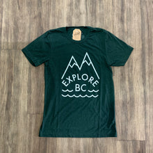 Load image into Gallery viewer, Explore BC Tee (Forest Green)
