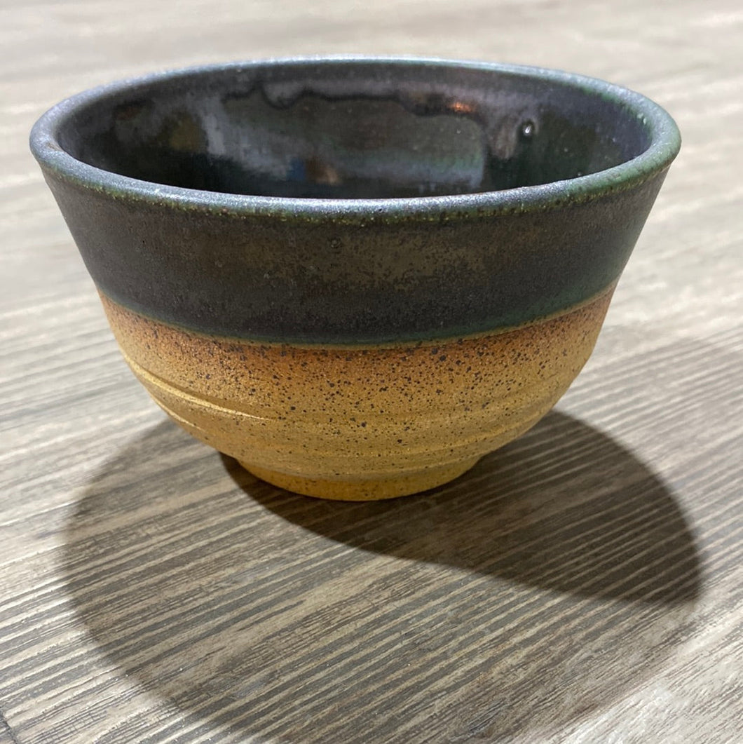 Black and Brown Ceramic Bowl
